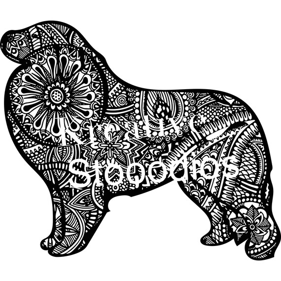 Great Pyrenees Zentangle Great Pyrenees Zentangle