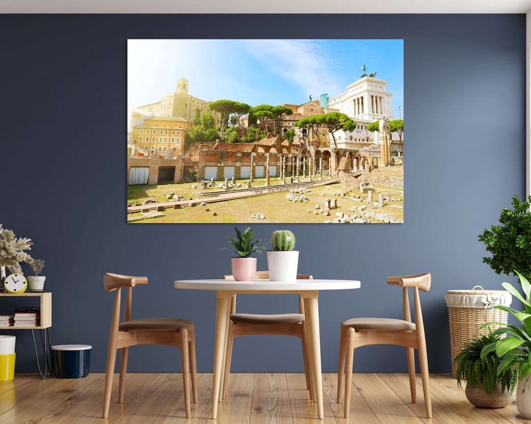 Antique Rome Art for Home, Ancient Rome Decor for Wall, Architecture of