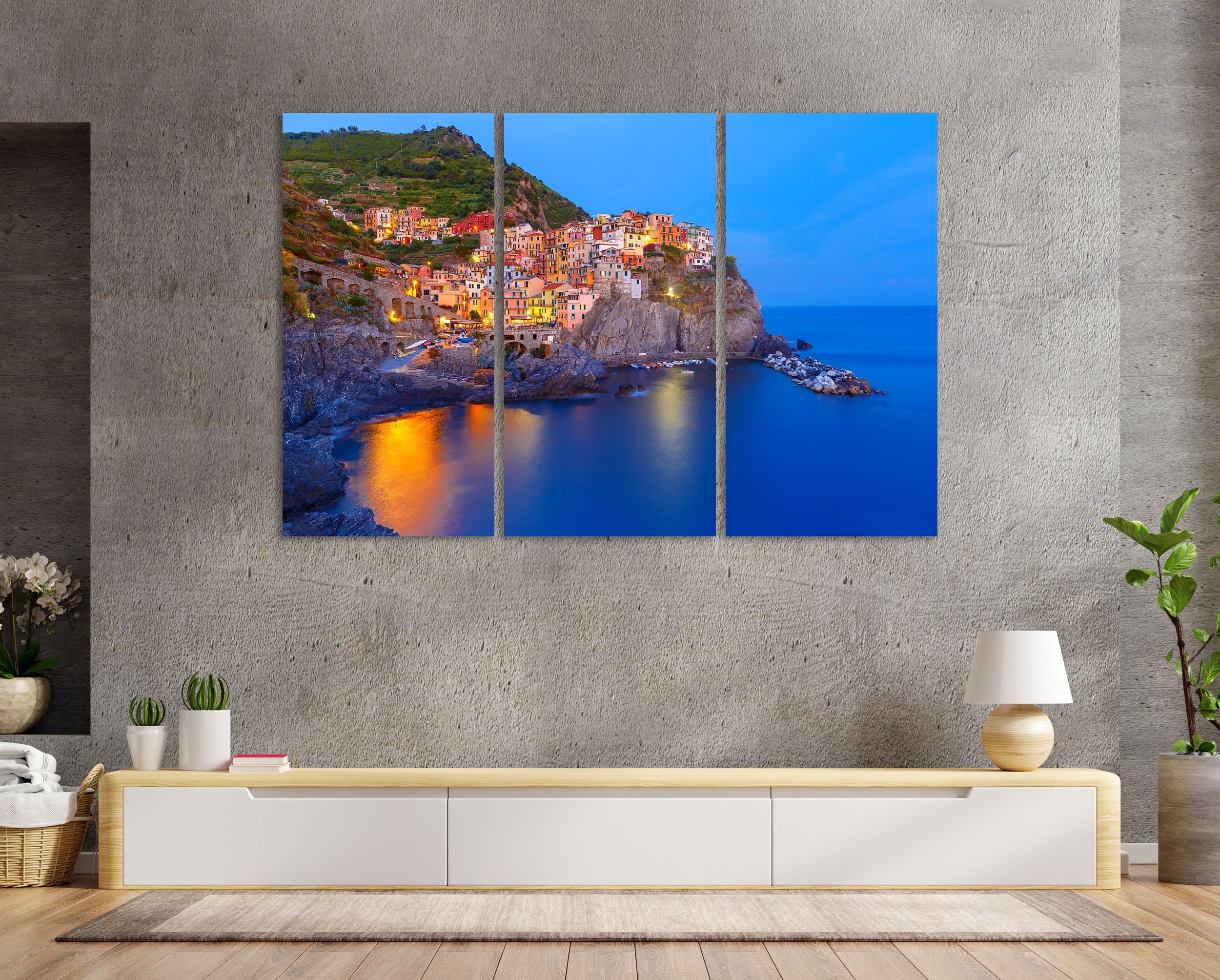 Cinque Terre Art for Wall, Cinque Terre Print Canvas, Cinque Terre