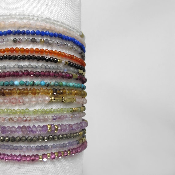 Small Gemstone Bracelets Small Gemstone Bracelets