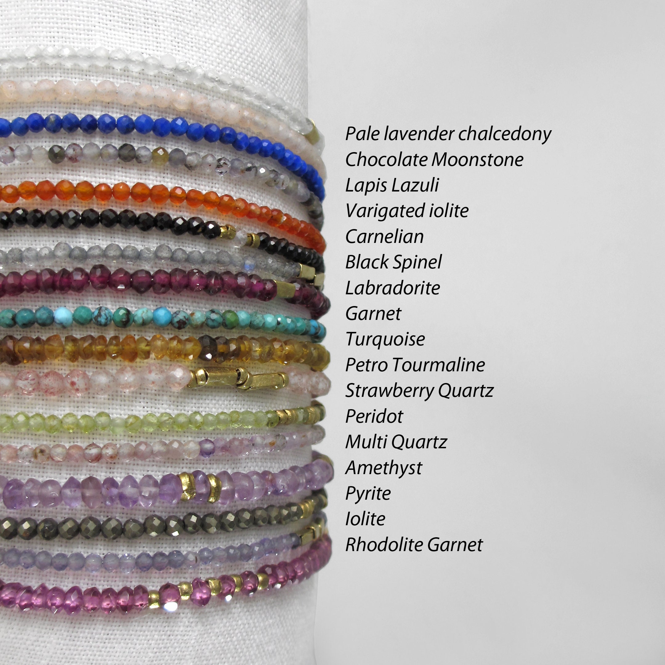 Small Gemstone Bracelets Small Gemstone Bracelets