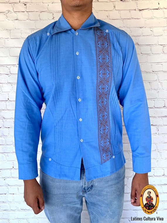 latino dress shirts Mexican Wedding Shirt Olive / M