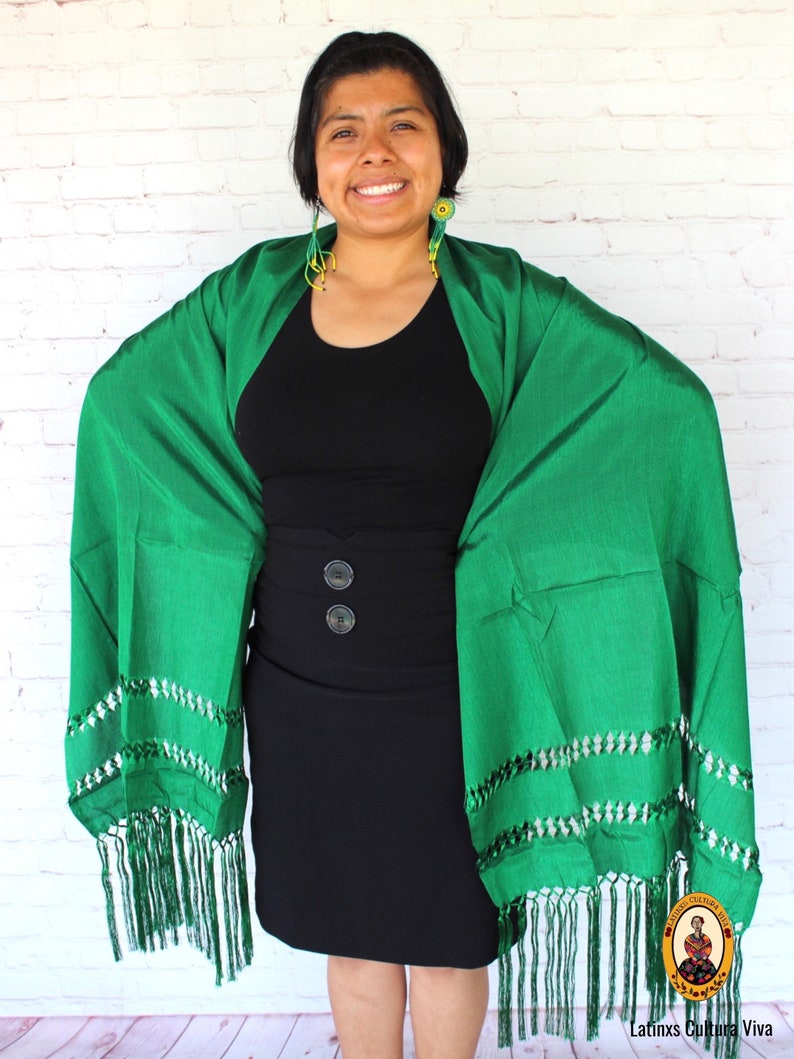Mexican Rebozo Scarf, For Natural Labor Massage, Belly Binding - View #4