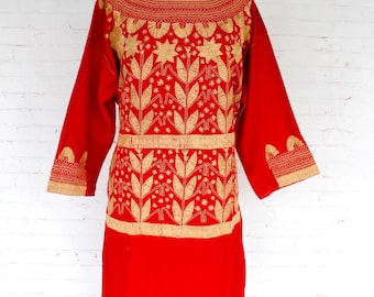 Women's Mexican Dress Traditional - Burgundy All Sizes Plus Sizes  Embroidered - Etsy