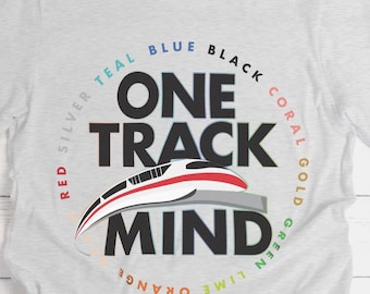 Camiseta de monorraíl One Track Mind / Camiseta de vacaciones en Disney World - Unisex Bella Canvas
