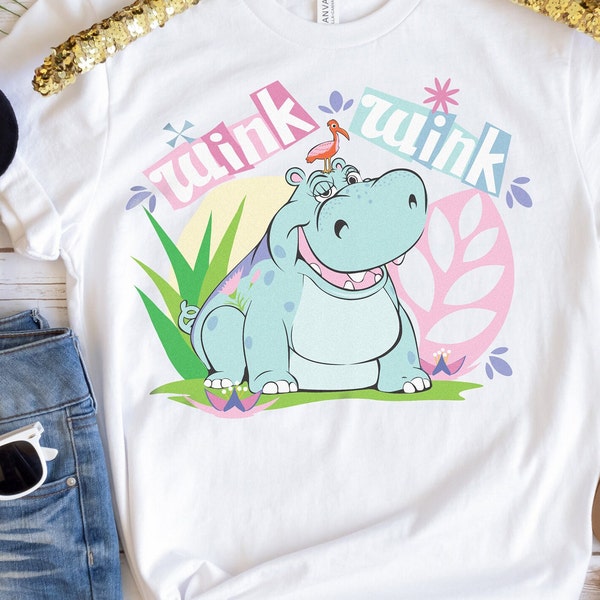 Winky nijlpaard: kleine wereld | Disney World vakantieshirt - uniseks
