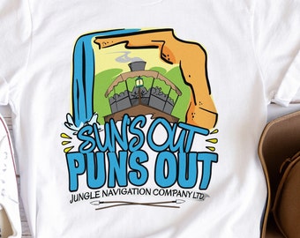 Sun's Out Puns Out - Jungle Cruise | Disney Wold - Disneyland Vacation Tee