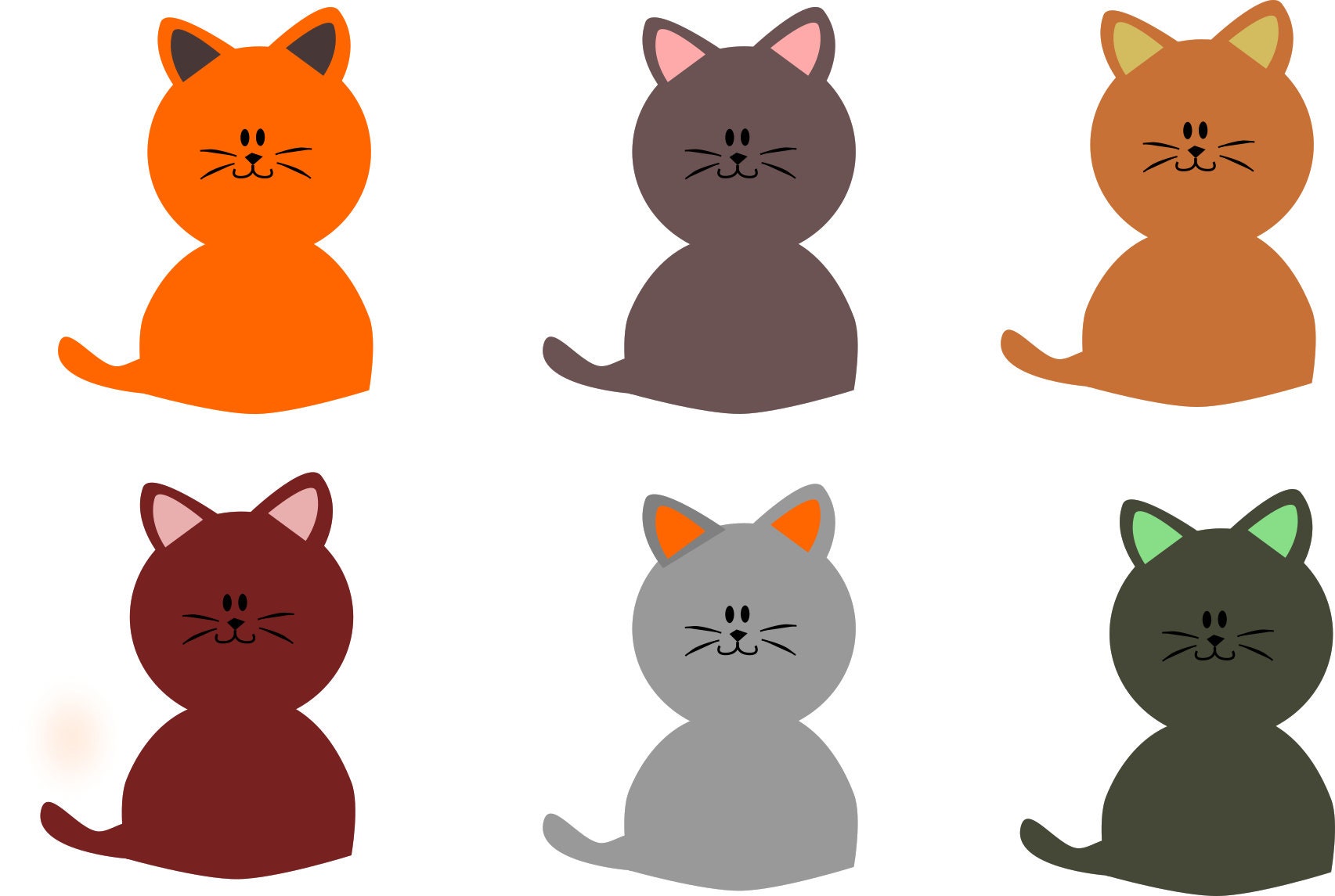 Cat Clipart SVG/PNG | Etsy