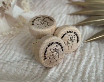 Cork stopper "Happy Mother's Day" and "Love, Glory and Rosé" Mother's Day gift