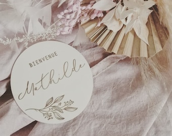 Carte De Bienvenue Bebe Etsy France