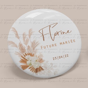 Badge EVJF Pampa Future mariée