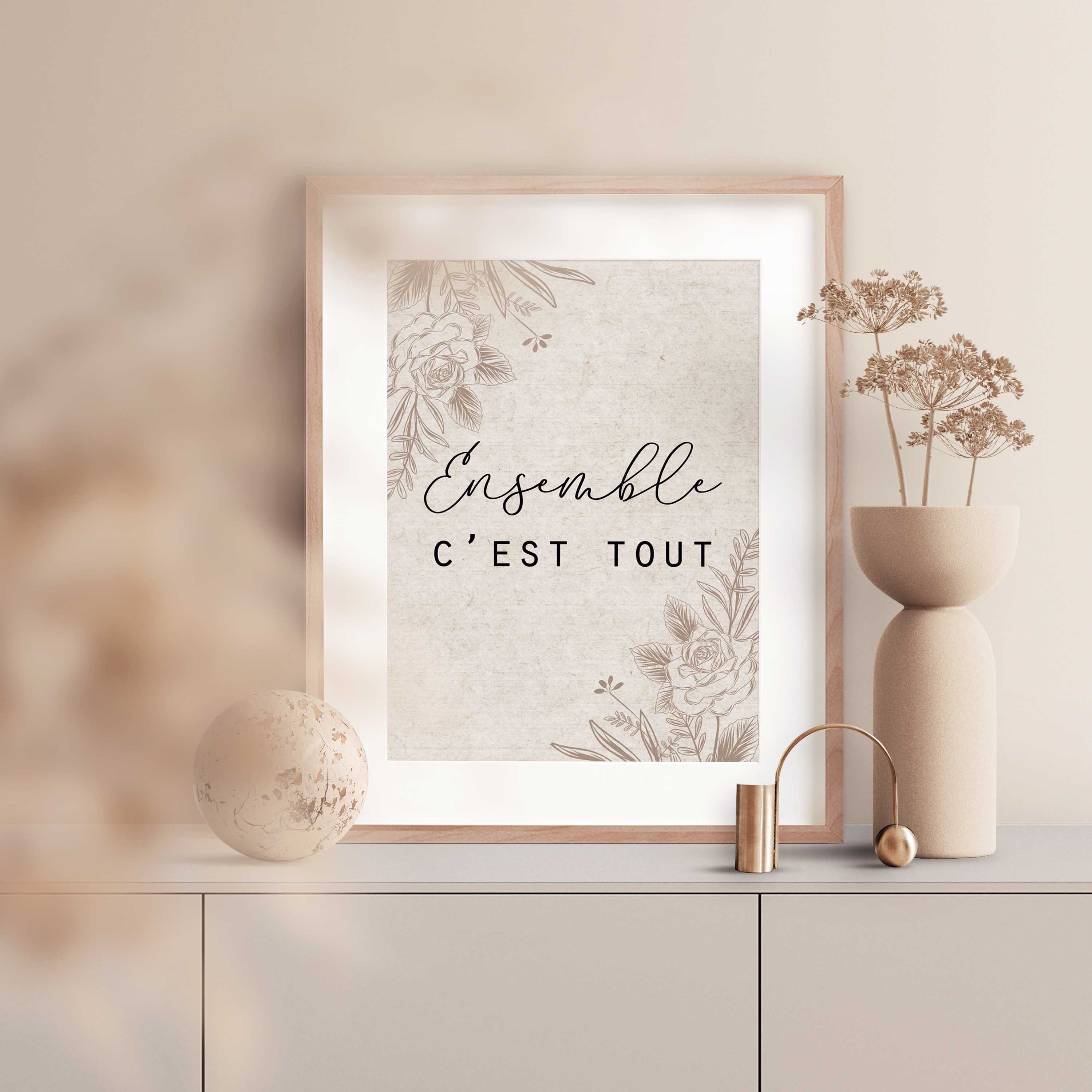 Affiche en Lin - Ensemble