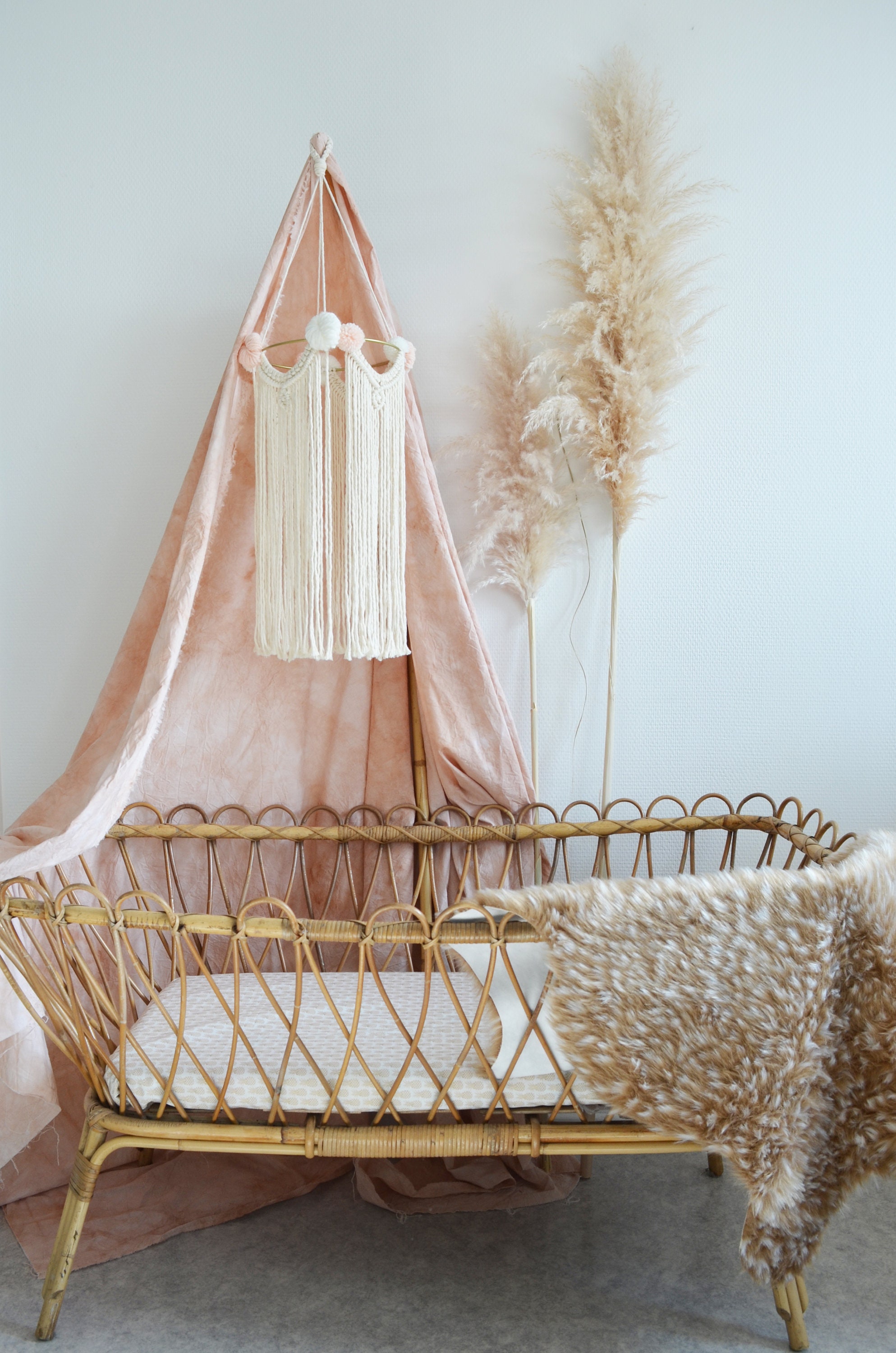 Mobile Bébé Macramé - Collab' Les Mignonneries de Noémie X Souk Charlotte Mobile Enfant, Boho, Déco 