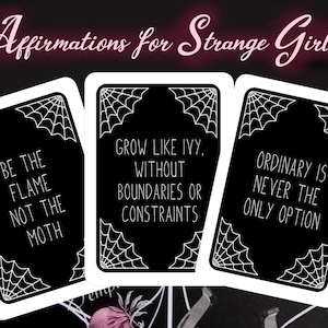 Strange Girls Affirmation Card Deck: Daily Guidance