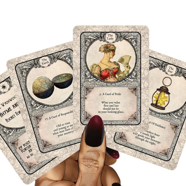 Rhyme & Reason Pocket Oracle Deck. Poker Size Cards + Guide Cards. Oracle. Oracle Cards. Tarot. Oracle Deck. Fortune Telling. Divination