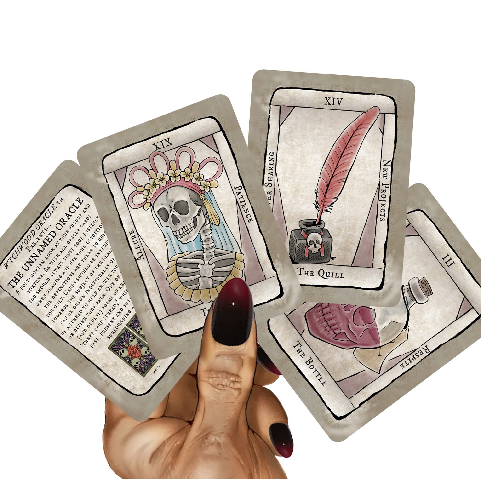 Le deck Oracle de poche sans nom. 27 cartes illustrées au format poker  cartes guides. Oracle. Pont Oracle. Cartes Oracle. Tarot. Voyance. -   Canada