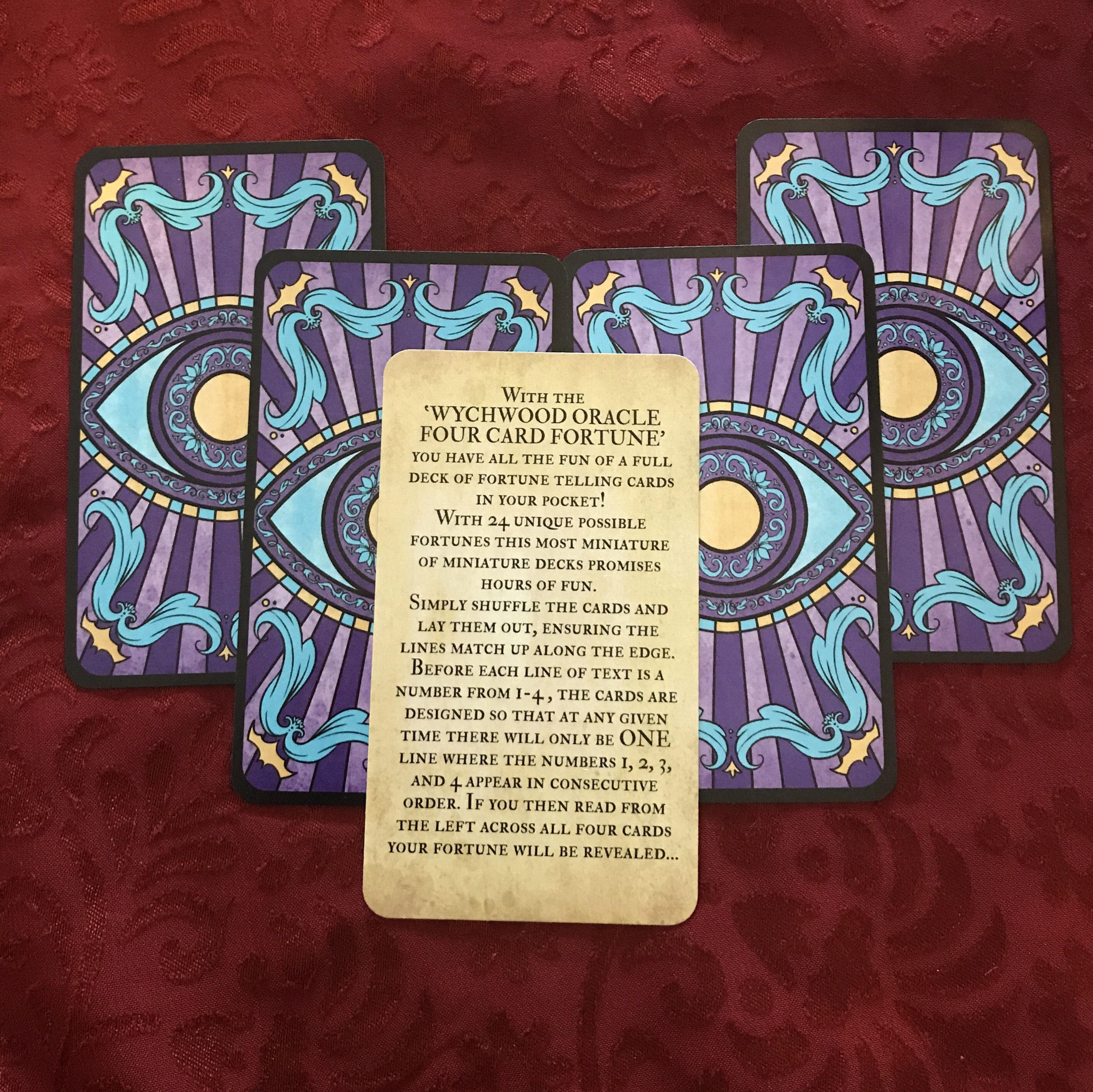 Fortune Telling Cards. 4 Card Fortune Telling Game. Fortune Etsy