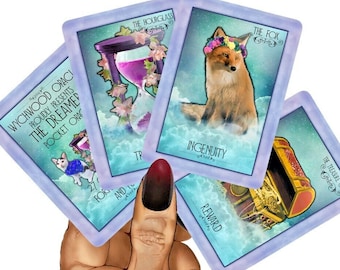 The Dreamers Wychwood Oracle Deck. 27 Picture Cards + Guide Cards. Affirmations, Guidance, Oracle, Tarot Work.  Pocket Size Oracle Deck