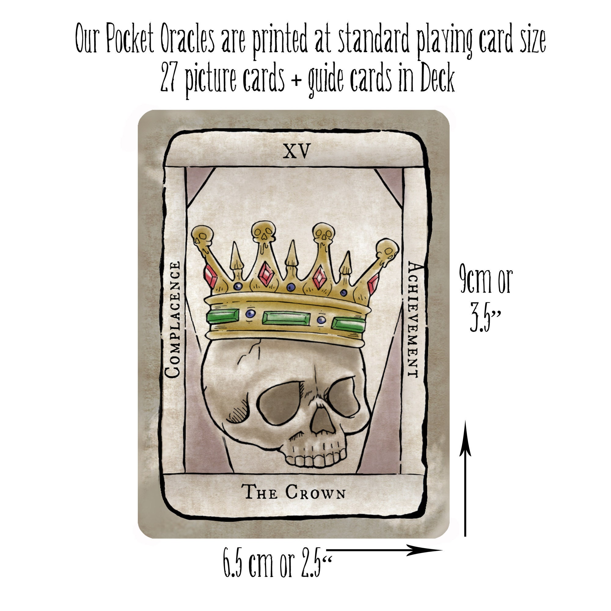 kiwi sig selv bestikke Unnamed Pocket Oracle Deck. 27 Poker Size Picture Cards - Etsy