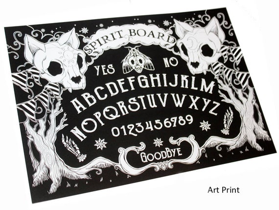Skull Print Spirit Board