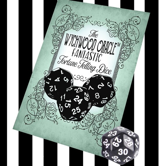 Fortune Telling Dice Game. Fortune Telling Game. Divination. Etsy UK