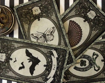 Miss Mai’s Victorian Oracle Deck: 32 Tarot Size Picture Cards + Guide Cards