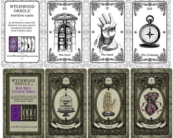 Paquete de 2 barajas: Wychwood Original + barajas Victorian Oracle MÁS baraja Zodiac de cortesía. Oráculo, Cartas De Oráculo, Baraja De Oráculo, Adivinación