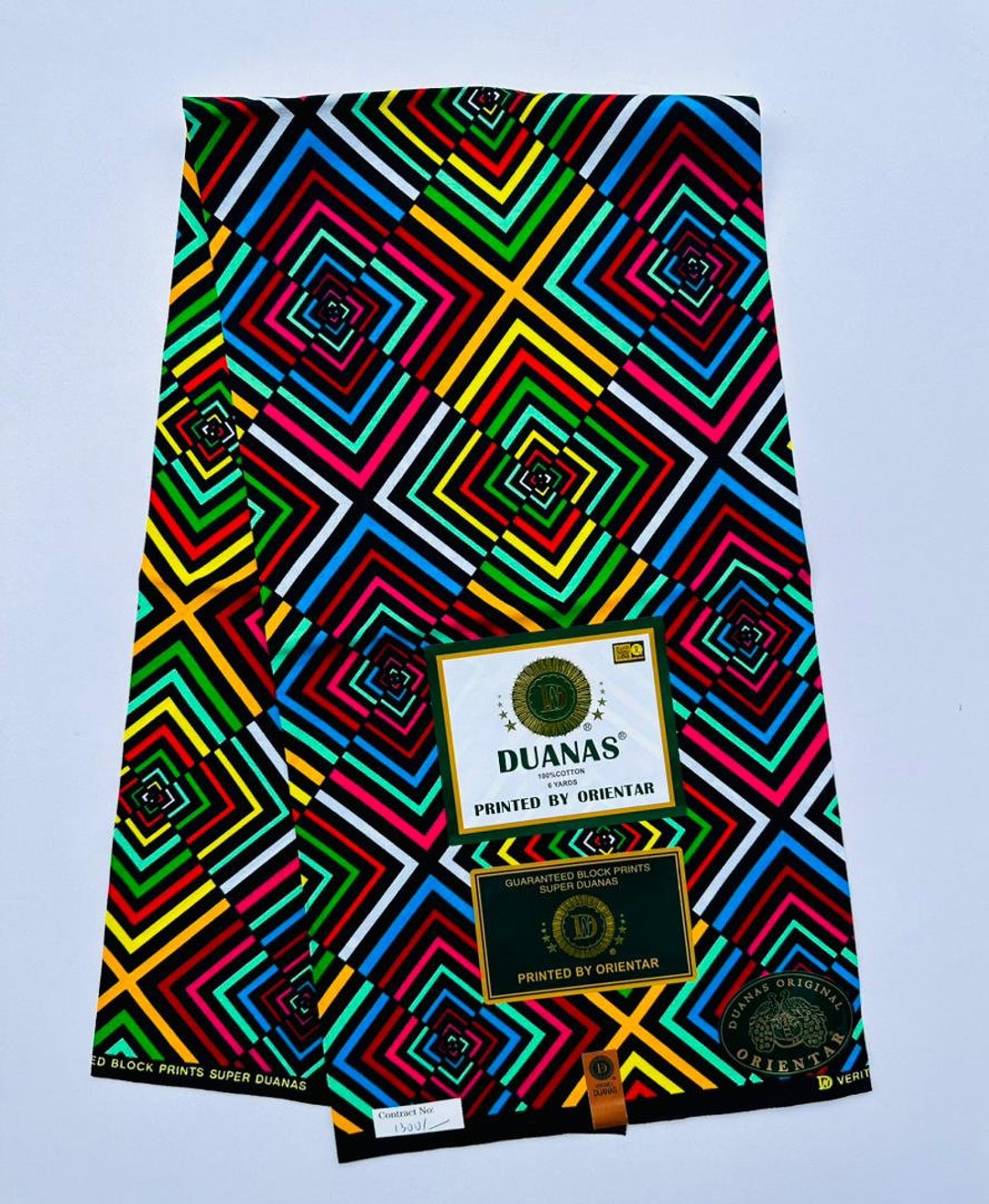 Dutch Wax Fabric 6 Yards African Fabric 6 Yards Ankara Wax Etsy