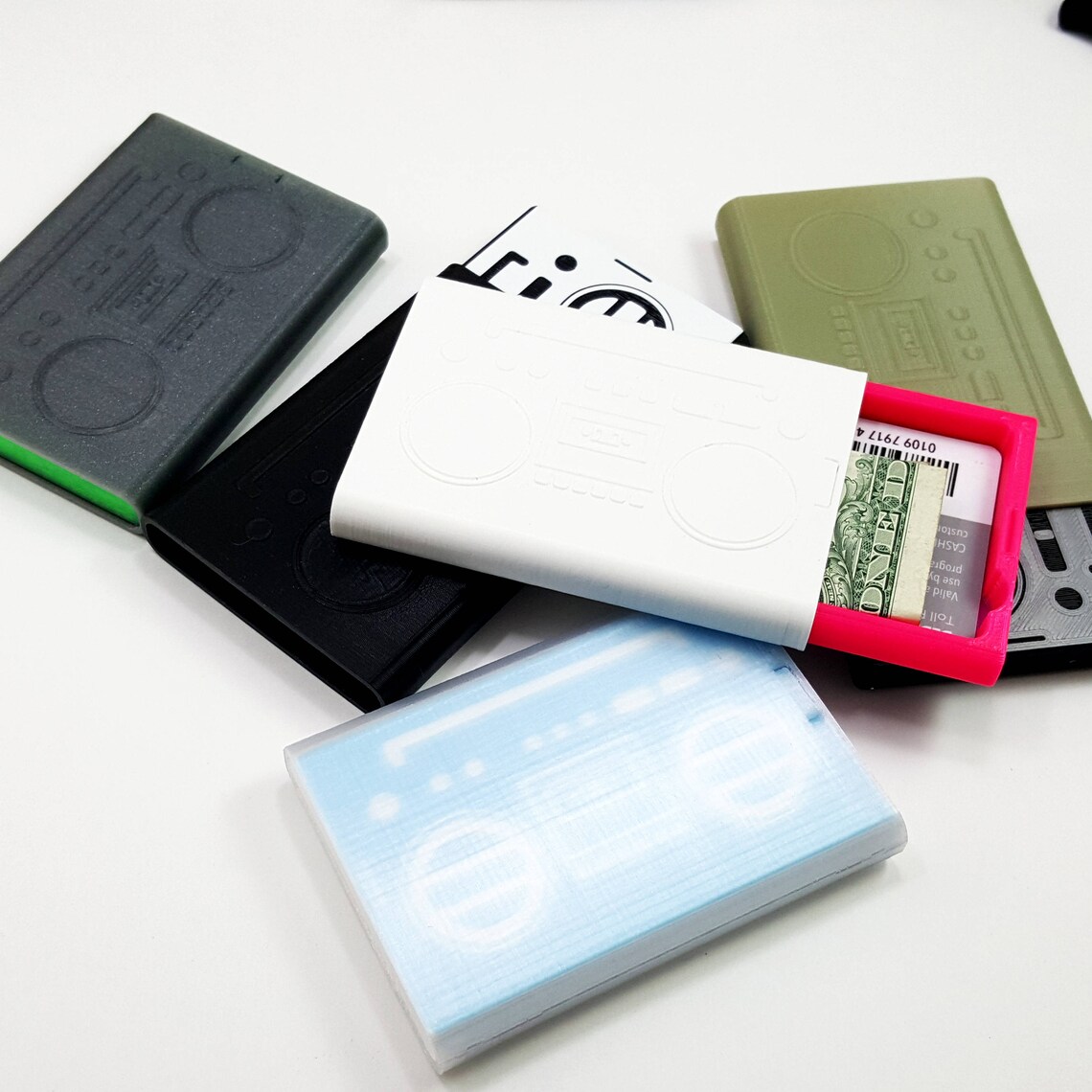 Sliding Credit Card Wallet STL Digital Files Only 3 Styles Etsy
