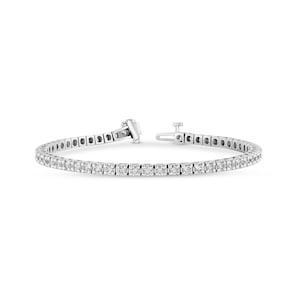 Diamond Tennis Bracelet 14k White Gold