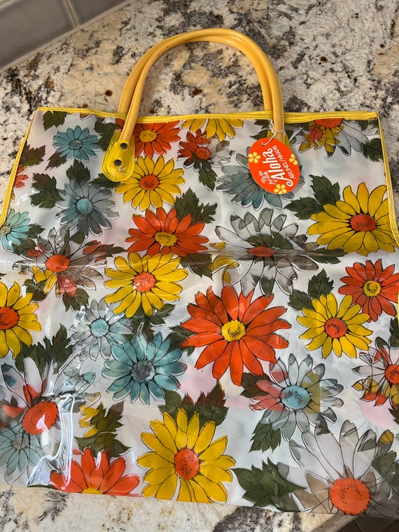 New old stock Floral Beach Tote
