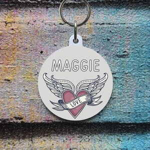 Tattoo Inspired Dog ID Tag | Pet ID Tags | Custom Pet Tag | Unique Pet Tags | Funny Dog ID Tag | Personalised Pet Tag | Cute Dog Tags | Dogs