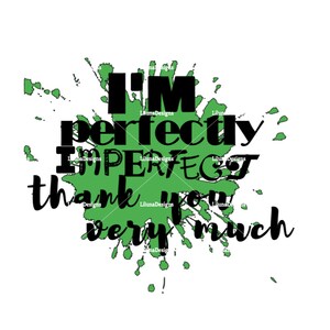 I&#39;m Perfectly Imperfect Thank You Very Much digital download, Baby, Baby Shower, first time mom, FTM, gift, silly, humor, pobody&#39;s nerfect
