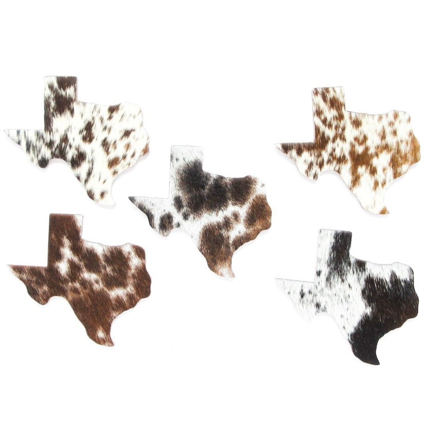 Texas Cowhide and Leather Coaster