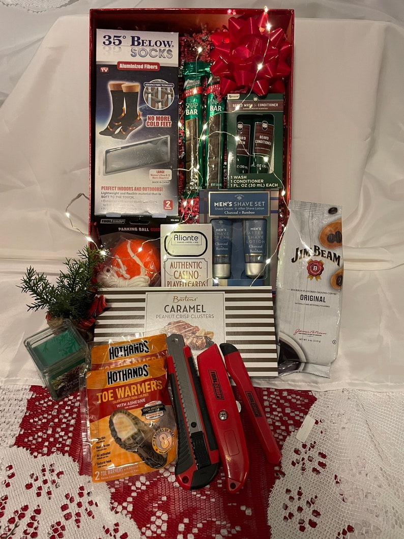 Christmas Men's Gift Boxes Holiday Presents Handmade Etsy