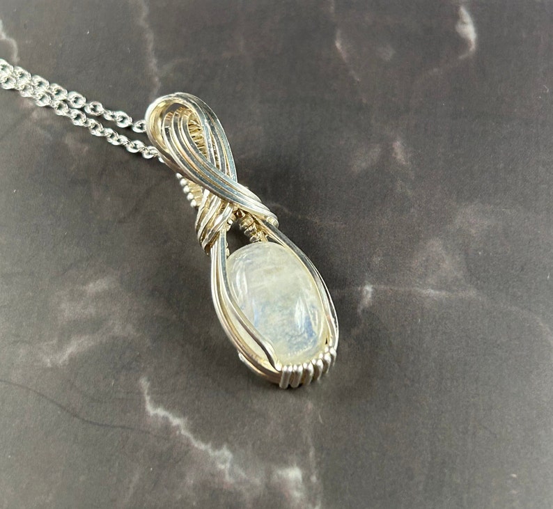 Lunar Grace Moonstone Pendant image 1