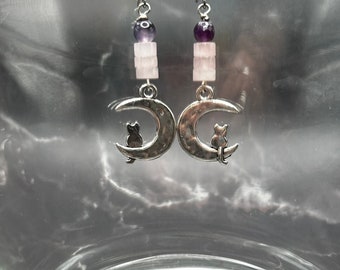 Mystic Love Moon Earrings