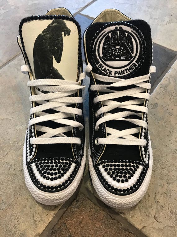 custom black panther shoes