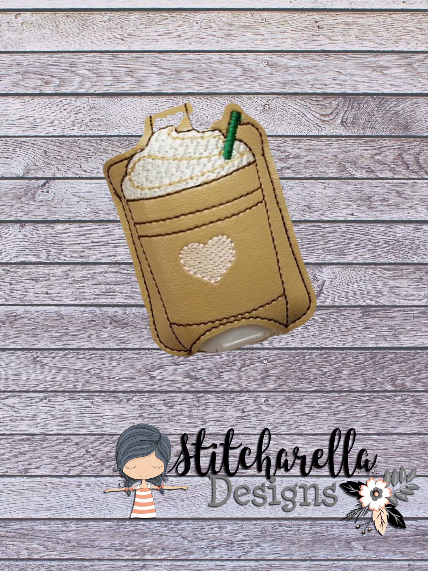 Iced Coffee Hand Sanitizer Holder, Coffee Sanitizer Case, Sanitizer H…