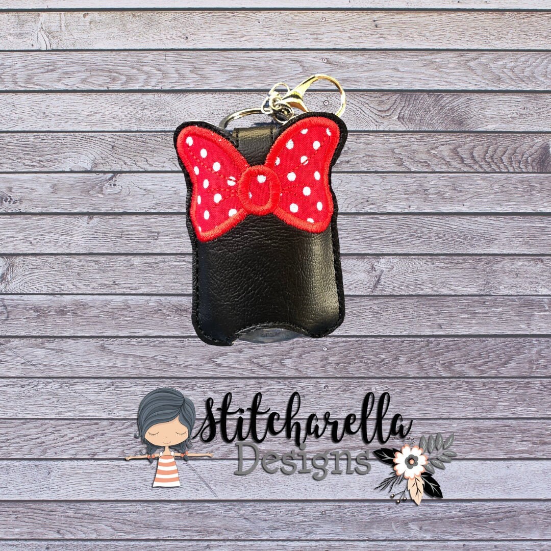 Girl Mouse Hand Sanitizer Holder ~ Personalized Holder ~  Pocketbac H…