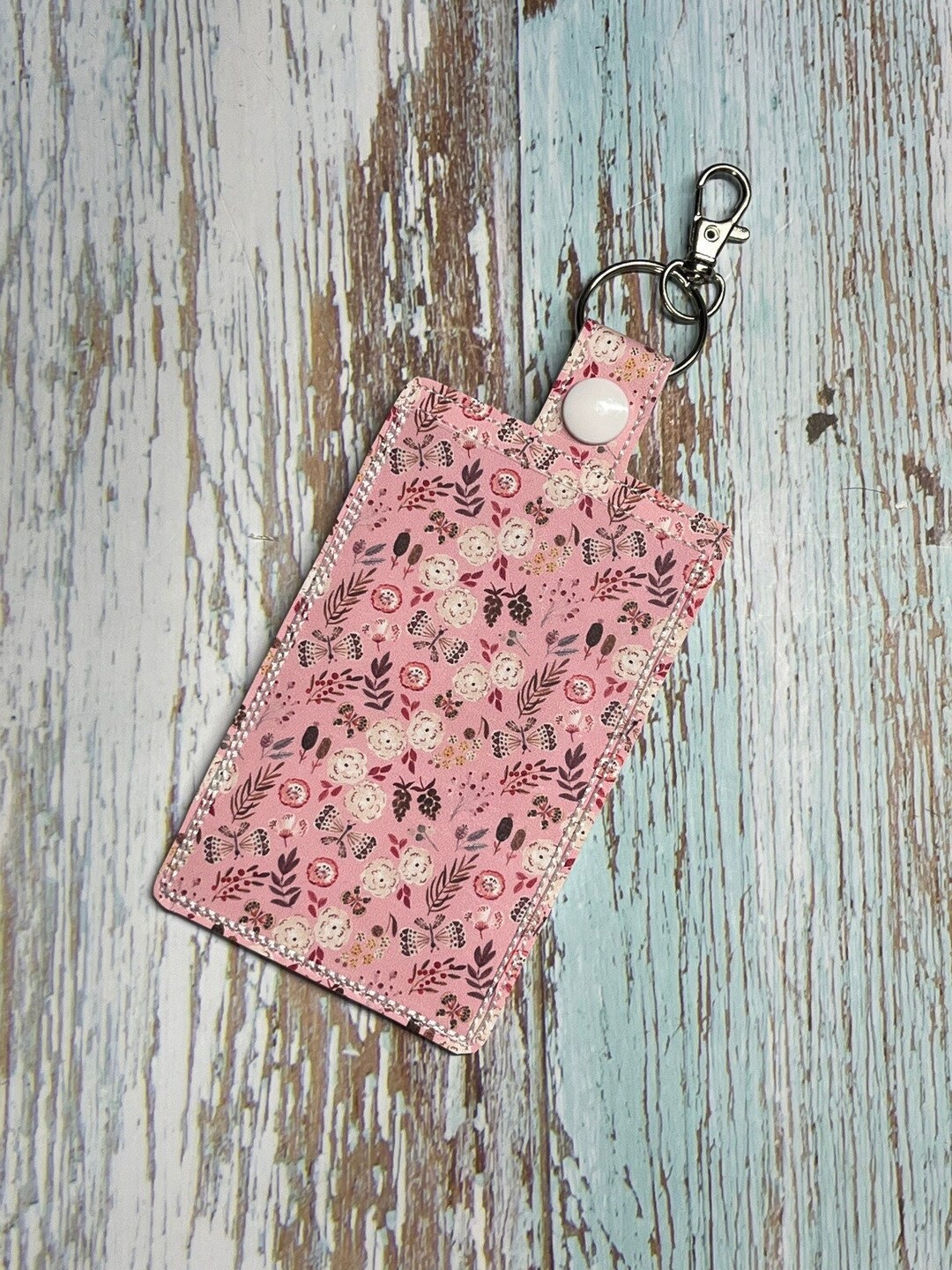 Floral Badge Holder ID Badge Holder Badge Holder ID Holder Etsy