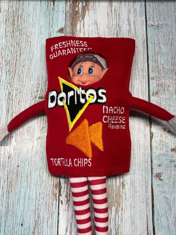Tortilla Chip Elf Costume Christmas Elf Costume Elf Clothes Etsy