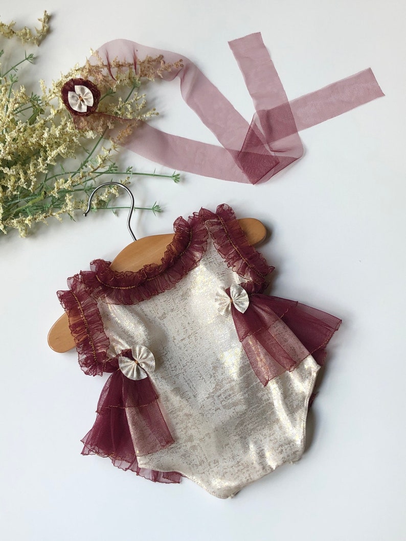 Newborn photography tutu outfit,red tulle dress,Christmas dress photography props,newborn girl photography outfit,newborn take home dress