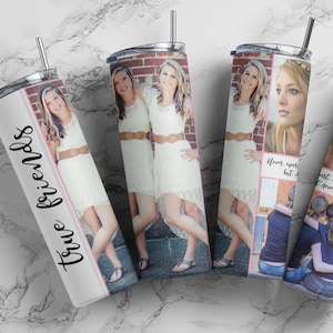 Custom Travel Mug, Personalized Best Friend Gift, Gift for Friends, Custom Photo Tumbler, Birthday Gift with Personalized Photos, Gift Idea