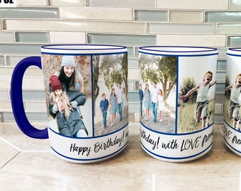 Custom Coffee Mug, Custom Photo Mug, Personalized Gift, Photo Collage Mug, Picture Mug, Unique Photo Gift, Family Gift, Gifts under 30_D2
