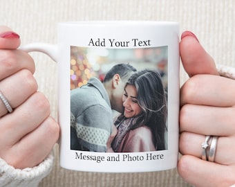 Taza con foto personalizada: regalo con imagen y texto personalizados