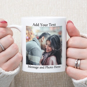 Custom Photo Mug: Personalized Picture & Text Gift