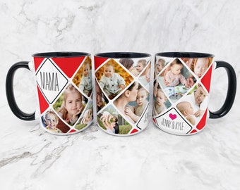 Personalized photo mug, Custom mug, Custom photo birthday gift, Custom picture mug, Photo collage mug Gift idea, Beautiful mugs for all