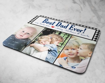 Personalized Photo Mouse Pad: Custom Picture Mousepad, Gift for Mom