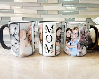 Custom Photo Mug, Photo Collage Mug, Picture Mug, Gift for Mom, Gift for Grandma, Mug for Mom, Personalized Gift, Personalized Image Mug